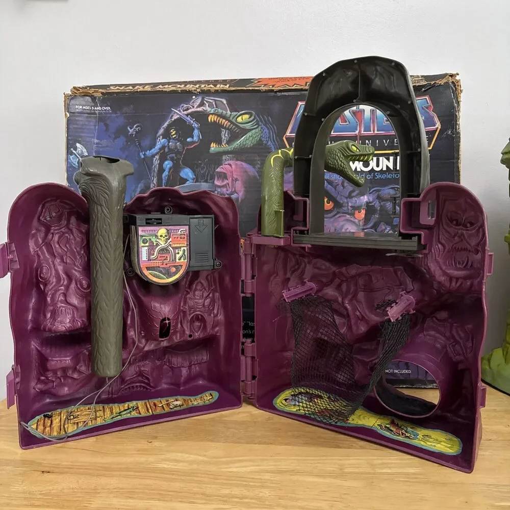 VTG 1983 He Man Masters Universe Snake Mountain Skeletor MOTU Incomplete w/Box - Picture 7 of 16